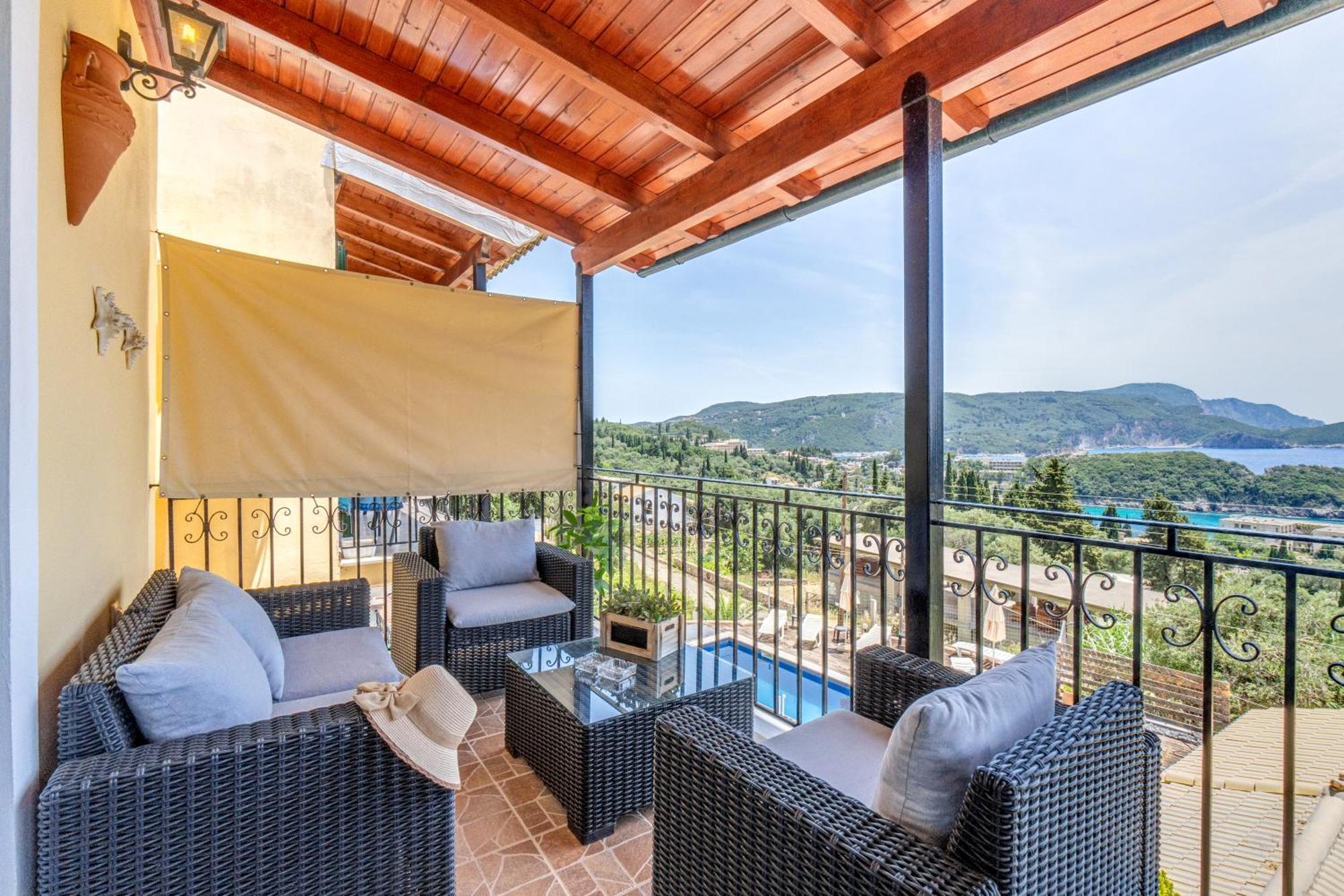 Angela Panorama Villa Paleokastritsa Ngoại thất bức ảnh