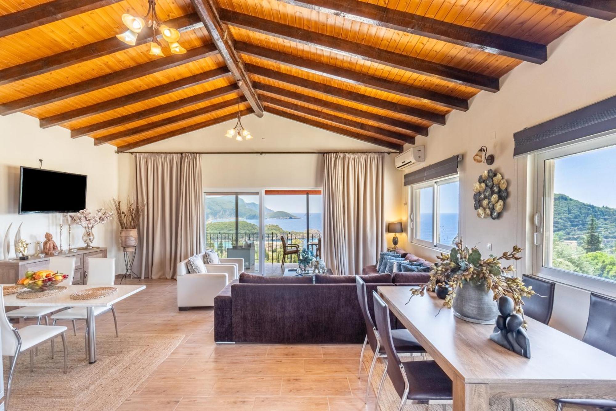 Angela Panorama Villa Paleokastritsa Ngoại thất bức ảnh