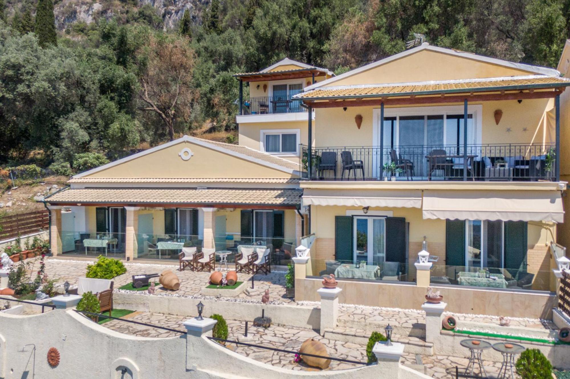Angela Panorama Villa Paleokastritsa Ngoại thất bức ảnh